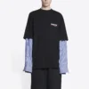 Political Campaign T-shirt with layers «Black» 698631TKVJ11070