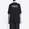 Political Campaign T-shirt with layers «Black» 698631TKVJ11070
