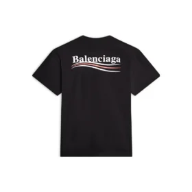 Political Campaign T-shirt with short sleeves and campaign logo «Black» 612964TKVJ11070
