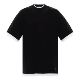 Πολυεπίπεδο T-shirt Oversized «Μαύρο Λευκό» 644693TIVG61070