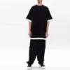 Πολυεπίπεδο T-shirt Oversized «Μαύρο Λευκό» 644693TIVG61070