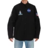Πουκάμισο Balenciaga x NASA Space Multi-Patch «Μαύρο» 663076TYB181000