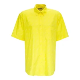 Πουκάμισο με λογότυπο σε όλη την επιφάνεια “Yellow White” 534332TBL967201