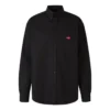 Πουκάμισο με μακριά μανίκια Uniform, Large Fit «Μαύρο» 623750TIM391000