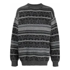 Πουλόβερ Fair Isle με στρογγυλό λαιμό “Grey” 675280T16121240