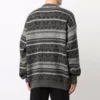 Πουλόβερ Fair Isle με στρογγυλό λαιμό “Grey” 675280T16121240