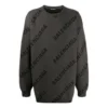 Πουλόβερ με πλεκτό λογότυπο Intarsia “Grey” 625970T31781262