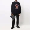 Πουλόβερ με στρογγυλό λαιμό και λογότυπο κολεγίου «Est. 1917» «Μαύρο» 675267T32171000