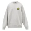 Πουλόβερ με στρογγυλό λαιμό και λογότυπο Sporty B Crest «Grey» 671125TLV601300