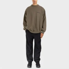 Πουλόβερ Strike 1917 με στρογγυλό λαιμό, Oversized “Khaki” 699212TMVH22930