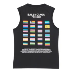 Pride 22 Αμάνικο μπλουζάκι “Black White” 698102TMVO41070