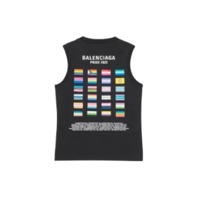 Pride 22 Αμάνικο μπλουζάκι “Black White” 698102TMVO41070