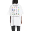 Pride 22 Φαρδύ βαμβακερό T-shirt «Λευκό Μαύρο» 694576TMVO20904