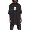 Pride 22 Oversized βαμβακερό T-shirt “Black White” 694576TMVO21070