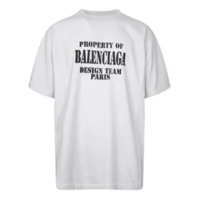 Property Vintage T-shirt, φαρδιά εφαρμογή, «Λευκό Μαύρο» 641675TMVH89012