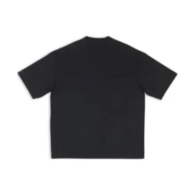 Qixi Crest T-shirt με μέτρια εφαρμογή “Μαύρο” 612966TMVL41075