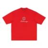 Qixi Crest T-shirt με μέτρια εφαρμογή “Red” 612966TMVL46971
