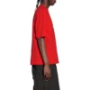Qixi Crest T-shirt με μέτρια εφαρμογή “Red” 612966TMVL46971