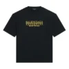 Retail Therapy T-shirt, μέτρια εφαρμογή, «Μαύρο-Κίτρινο» 612966TLVB11361