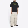 Retail Therapy T-shirt, μέτρια εφαρμογή, «Μαύρο-Κίτρινο» 612966TLVB11361