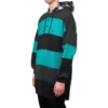 Ριγέ φούτερ με κουκούλα oversized “Green Black” 556137TDV325567