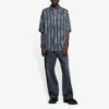 Ριγέ πουκάμισο «Balenciaga Jeans» «Γκρι Μαύρο» 647354TKL321269