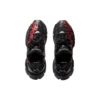 Runner Graffiti Sneakers “Μαύρο και κόκκινο πλέγμα και νάιλον” 677403W3RBQ1060