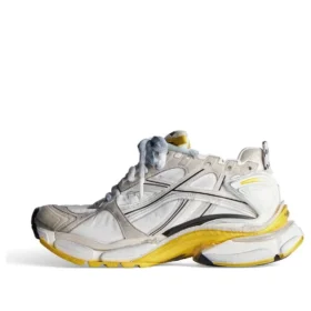 Runner Sneakers “Beuge Λευκό Κίτρινο Νάιλον και ύφασμα που μοιάζει με σουέτ” 772767W3RNY9170