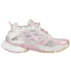 Runner Sneakers «Λευκό, απαλό ροζ πλέγμα και νάιλον» 677403W3RB39059
