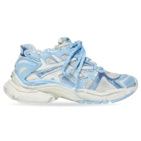 Runner Sneakers “Λευκό, γαλάζιο, πλέγμα και νάιλον” 677402W3RB29744