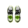 Runner Sneakers “Λευκό, Μαύρο και Νεον Κίτρινο, Πλέγμα και Νάιλον” 677403W3RBP1093