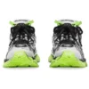 Runner Sneakers “Λευκό, Μαύρο και Νεον Κίτρινο, Πλέγμα και Νάιλον” 677403W3RBP1093