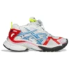 Runner Sneakers “Λευκό Μπλε Κόκκινο Πλέγμα και Νάιλον” 677403W3RB69645