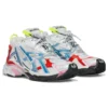 Runner Sneakers “Λευκό Μπλε Κόκκινο Πλέγμα και Νάιλον” 677403W3RB69645