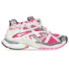 Runner Sneakers «Λευκό, ροζ, γκρι, πλέγμα και νάιλον» 677402W3RBN9155