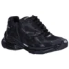 Runner Sneakers «Μαύρο ματ πλέγμα και νάιλον» 677403W3RBT1000