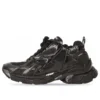 Runner Sneakers “Μαύρο πλέγμα και νάιλον με διαφανή πολύχρωμη διακόσμηση” 677402W3RB11000
