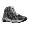 Runner Sneakers με ψηλό στέλεχος «Γκρι νάιλον με υφή σουέτ» 695764W3RH31891