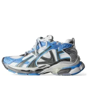 Runner Sneakers “Μπλε και γκρι νάιλον και ύφασμα που μοιάζει με σουέτ” 772774-W3RNY4912