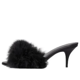 Σανδάλια Boudoir 70mm «Black Feathers» 787447W0WMQ1000