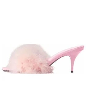 Σανδάλια Boudoir 70mm «Pink Feathers» 787447W0WMQ5000