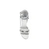 Σανδάλια Cagole 110mm «White Arena Lambskin» 743057WAD4E9081