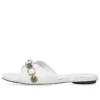 Σανδάλια Cagole «White Arena Lambskin» 694342WAD4E9081