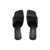 Σανδάλια Duty Free 60mm «Black Shiny Soft Sheepskin» 787303WBCW01000