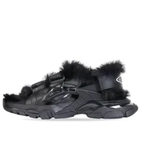 Σανδάλια Track «Fake Fur Black» 668560W3CQ31000