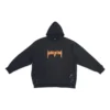 SBalenciaga Φούτερ με κουκούλα Metallica Oversized Fit “Black Orange” 697879TMV891055