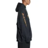 SBalenciaga Φούτερ με κουκούλα Metallica Oversized Fit “Black Orange” 697879TMV891055
