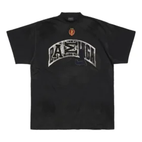 Skater T-shirt Oversized «Black Faded» 739028TOVN21055