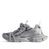 Sneakers 3XL “Balenciaga Γκρι και Μαύρο Πλέγμα και Πολυουρεθάνη” 734734W3XL11210