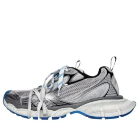 Sneakers 3XL “Γκρι, Λευκό και Μπλε Πλέγμα και Πολυουρεθάνη” 734734W3XL51214